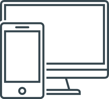 elektronik bilgisayar simgesi vektör resimleme