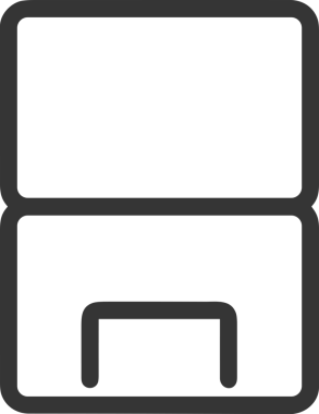elektronik bilgisayar simgesi vektör resimleme