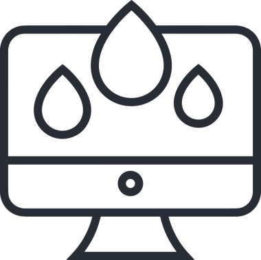 elektronik bilgisayar simgesi vektör resimleme