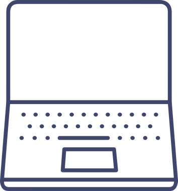 elektronik bilgisayar simgesi vektör resimleme