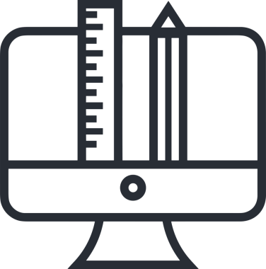 elektronik bilgisayar simgesi vektör resimleme