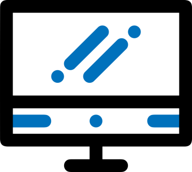 elektronik bilgisayar simgesi vektör resimleme