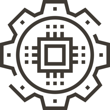 elektronik bilgisayar simgesi vektör resimleme