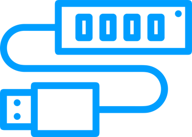 elektronik bilgisayar simgesi vektör resimleme