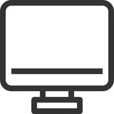 elektronik bilgisayar simgesi vektör resimleme