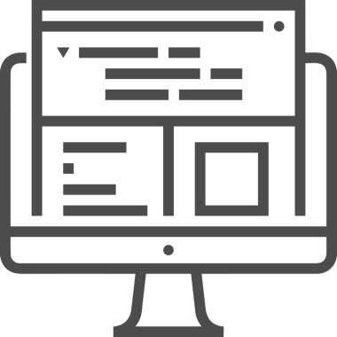 elektronik bilgisayar simgesi vektör resimleme