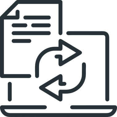 elektronik bilgisayar simgesi vektör resimleme