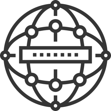elektronik bilgisayar simgesi vektör resimleme