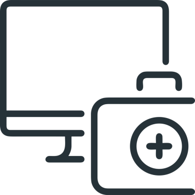 elektronik bilgisayar simgesi vektör resimleme