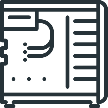 elektronik bilgisayar simgesi vektör resimleme