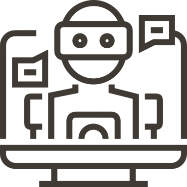 elektronik bilgisayar simgesi vektör resimleme