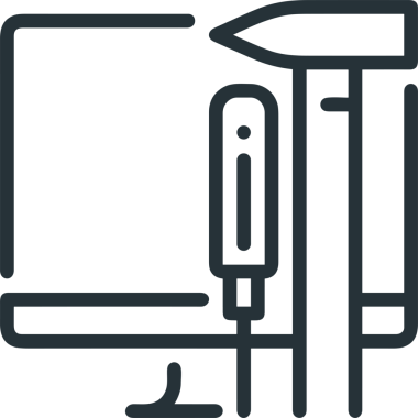 elektronik bilgisayar simgesi vektör resimleme
