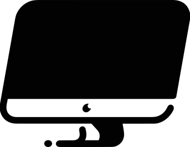 elektronik bilgisayar simgesi vektör resimleme