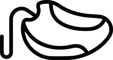 köpek simgesi vektör resmi siyah ve beyaz illüstrasyon