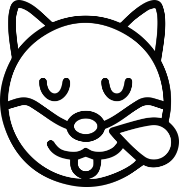 kedi simgesi, vektör çizimi beyaz arkaplanda izole edildi.