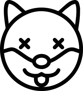 Şirin bir kedinin vektör çizimi