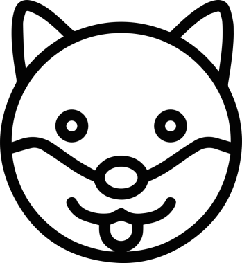 kedi simgesi, vektör illüstrasyonu