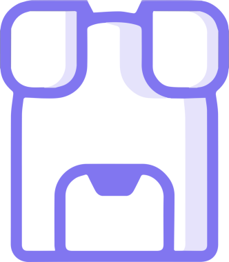 çanta çantası simgesi - taslak biçimi