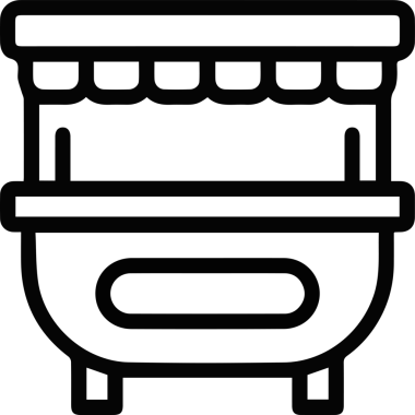 Çizgi film simgesinin vektör çizimi