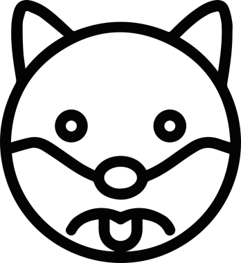 kedi simgesi, vektör illüstrasyonu