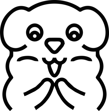 ayı ağ simgesi, vektör illüstrasyonu