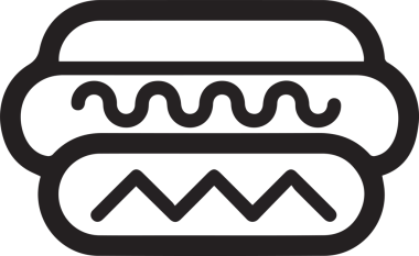 Gıda simgesinin vektör illüstrasyonu