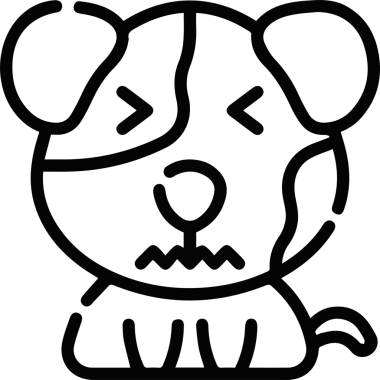 Ayı yassı simgesi, vektör illüstrasyonu