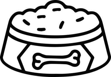 Gıda simgesinin vektör illüstrasyonu