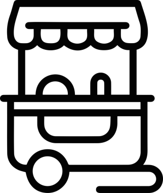 tren simgesi vektör illüstrasyonu