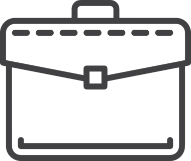 Web ve Grafiksel Tasarım için Minimalist Torba Simgesi Tasarım Biçimi Siyah ve Beyaz PNG