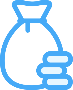 Web ve Grafiksel Tasarım için Minimalist Torba Simgesi Tasarım Biçimi Siyah ve Beyaz PNG