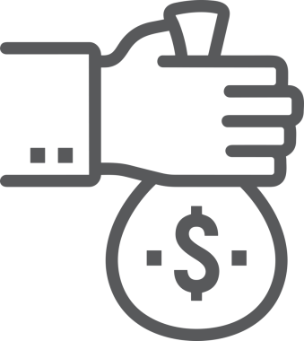 Web ve Grafiksel Tasarım için Minimalist Torba Simgesi Tasarım Biçimi Siyah ve Beyaz PNG