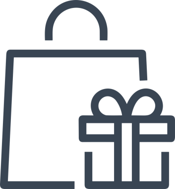 Web ve Grafiksel Tasarım için Minimalist Torba Simgesi Tasarım Biçimi Siyah ve Beyaz PNG