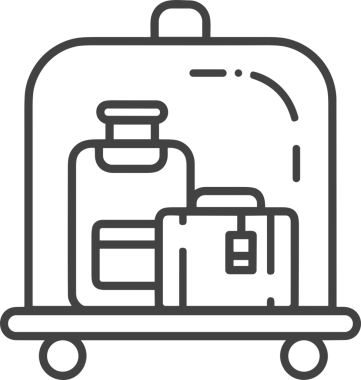 Web ve Grafiksel Tasarım için Minimalist Torba Simgesi Tasarım Biçimi Siyah ve Beyaz PNG