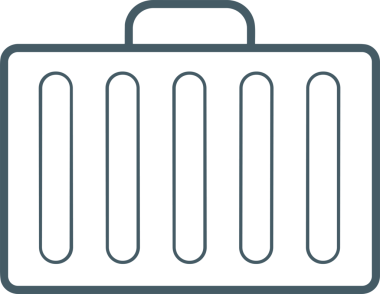 Web ve Grafiksel Tasarım için Minimalist Torba Simgesi Tasarım Biçimi Siyah ve Beyaz PNG