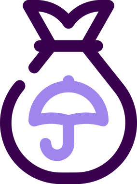 Web ve Grafiksel Tasarım için Minimalist Torba Simgesi Tasarım Biçimi Siyah ve Beyaz PNG