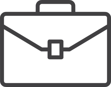 Web ve Grafiksel Tasarım için Minimalist Torba Simgesi Tasarım Biçimi Siyah ve Beyaz PNG