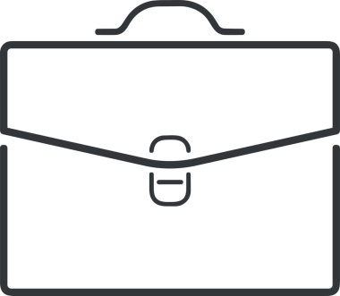 Web ve Grafiksel Tasarım için Minimalist Torba Simgesi Tasarım Biçimi Siyah ve Beyaz PNG