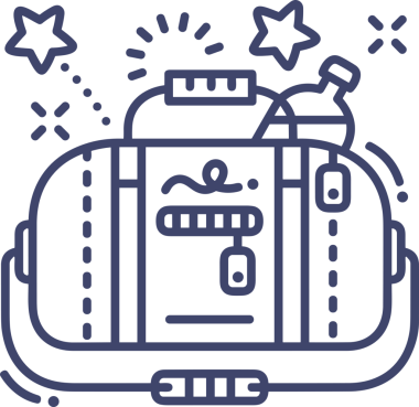 Web ve Grafiksel Tasarım için Minimalist Torba Simgesi Tasarım Biçimi Siyah ve Beyaz PNG
