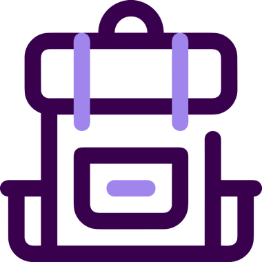 Web ve Grafiksel Tasarım için Minimalist Torba Simgesi Tasarım Biçimi Siyah ve Beyaz PNG