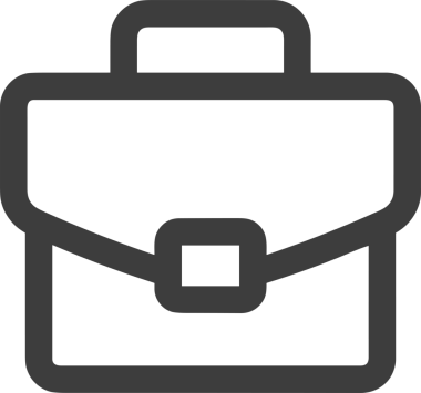 Web ve Grafiksel Tasarım için Minimalist Torba Simgesi Tasarım Biçimi Siyah ve Beyaz PNG