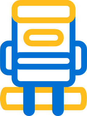 Web ve Grafiksel Tasarım için Minimalist Torba Simgesi Tasarım Biçimi Siyah ve Beyaz PNG