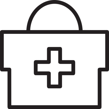 Web ve Grafiksel Tasarım için Minimalist Torba Simgesi Tasarım Biçimi Siyah ve Beyaz PNG