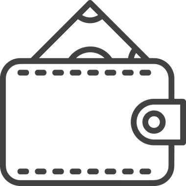 Web ve Grafiksel Tasarım için Minimalist Torba Simgesi Tasarım Biçimi Siyah ve Beyaz PNG