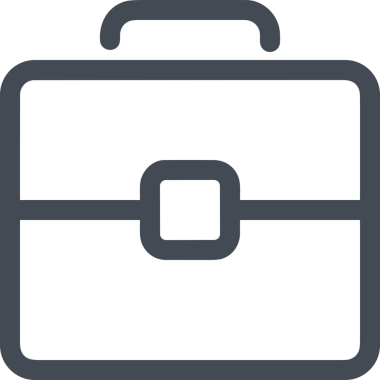 Web ve Grafiksel Tasarım için Minimalist Torba Simgesi Tasarım Biçimi Siyah ve Beyaz PNG