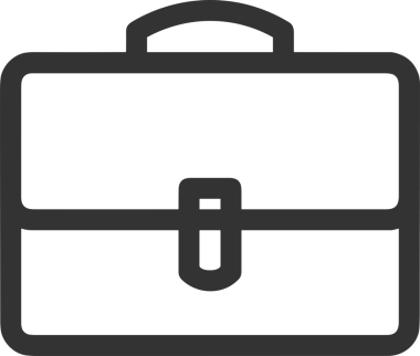 Web ve Grafiksel Tasarım için Minimalist Torba Simgesi Tasarım Biçimi Siyah ve Beyaz PNG