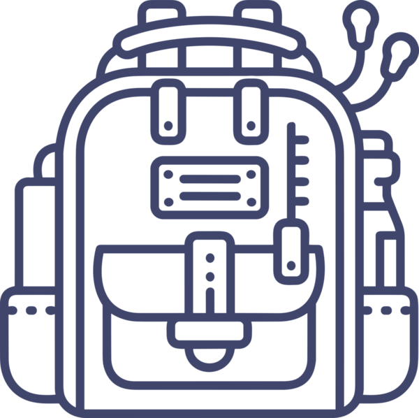 Web ve Grafiksel Tasarım için Minimalist Torba Simgesi Tasarım Biçimi Siyah ve Beyaz PNG