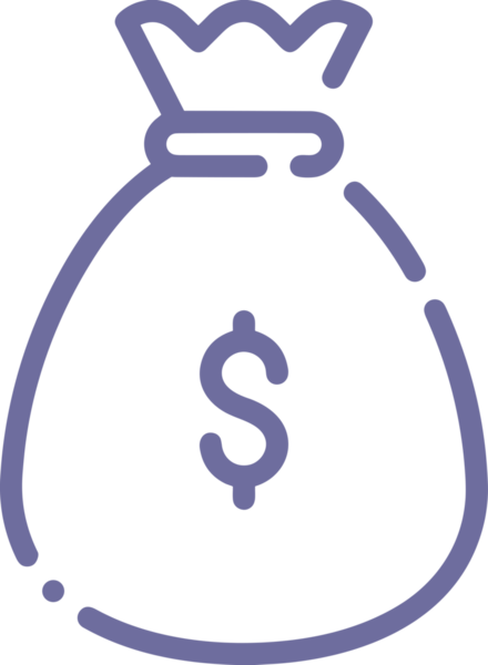 Web ve Grafiksel Tasarım için Minimalist Torba Simgesi Tasarım Biçimi Siyah ve Beyaz PNG