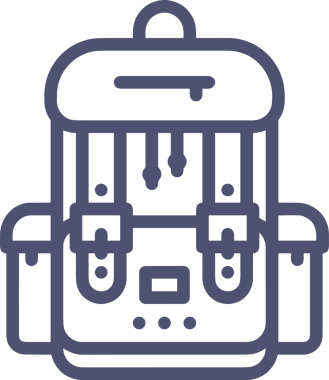 Web ve Grafiksel Tasarım için Minimalist Torba Simgesi Tasarım Biçimi Siyah ve Beyaz PNG