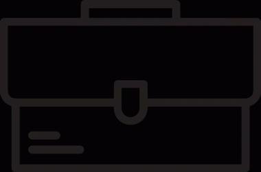 Web ve Grafiksel Tasarım için Minimalist Torba Simgesi Tasarım Biçimi Siyah ve Beyaz PNG